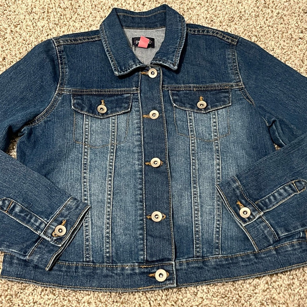 Children’s Place Girls Denim Jacket - Picture 2 of 5